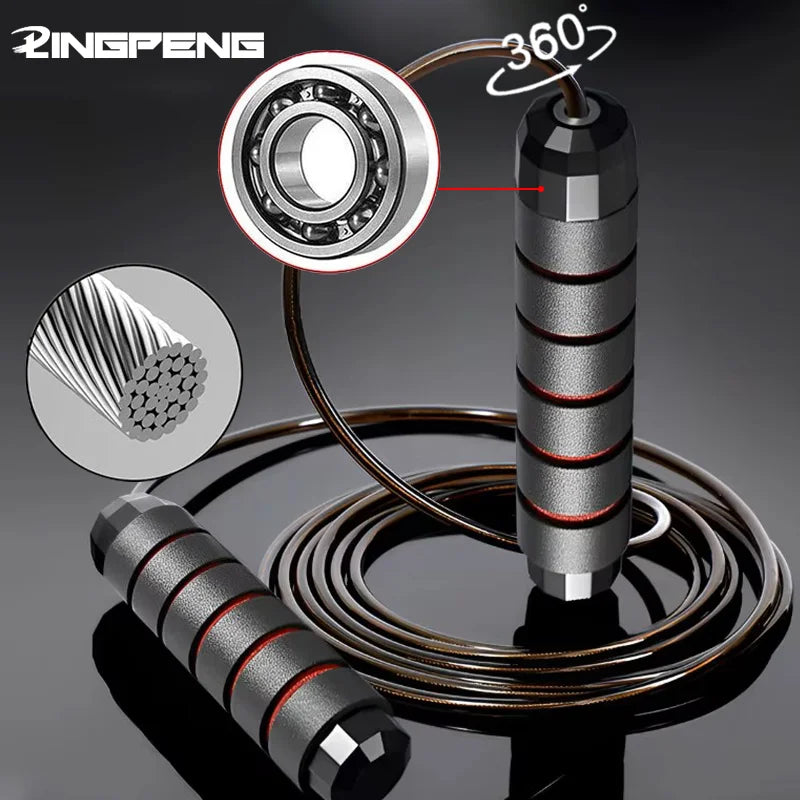 Steel wire boxers skipping rope