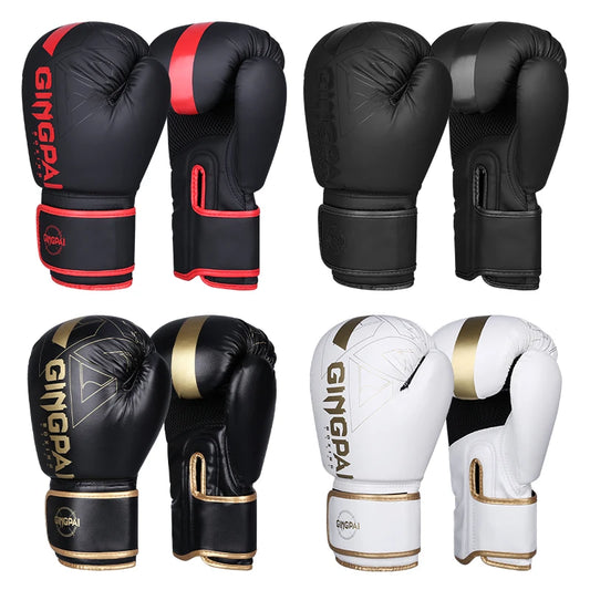 Professional 6/8/10/12/14oz Boxing Gloves Muay Thai MMA Profession Kickboxing
