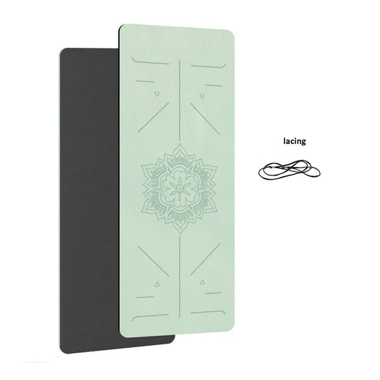 Yoga mat non-slip sports mat with guide lines
